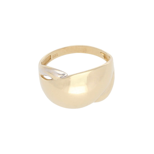 Anillo diseño especial en oro amarillo 14 kilates.
