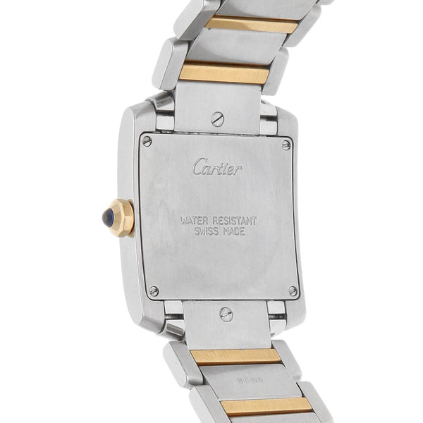 Reloj Cartier para dama/unisex modelo Tank Francaise vistas oro amarillo 18 kilates.