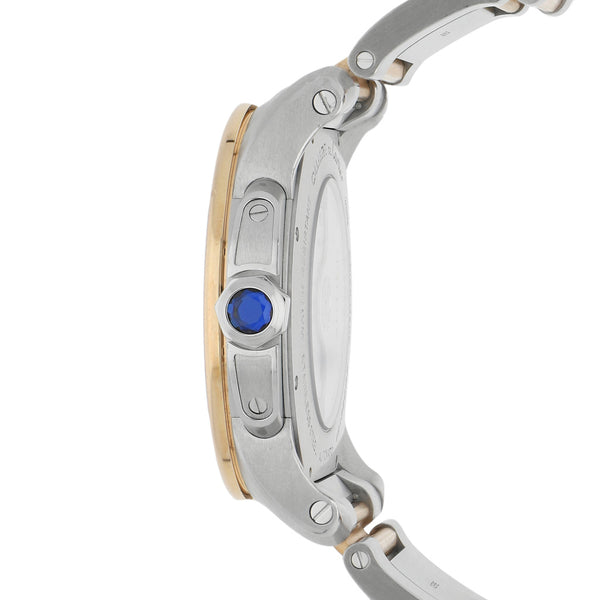 Reloj Cartier para caballero modelo Calibre de Cartier vistas en oro rosa 18 kilates.