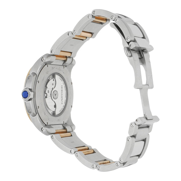 Reloj Cartier para caballero modelo Calibre de Cartier vistas en oro rosa 18 kilates.