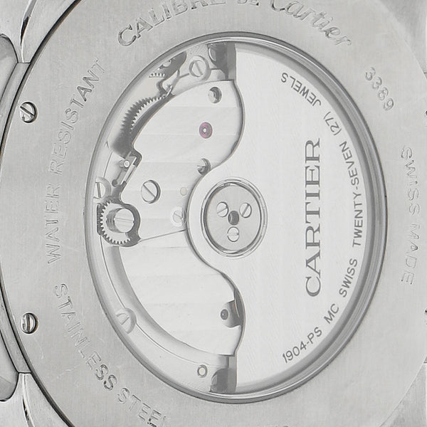 Reloj Cartier para caballero modelo Calibre de Cartier vistas en oro rosa 18 kilates.
