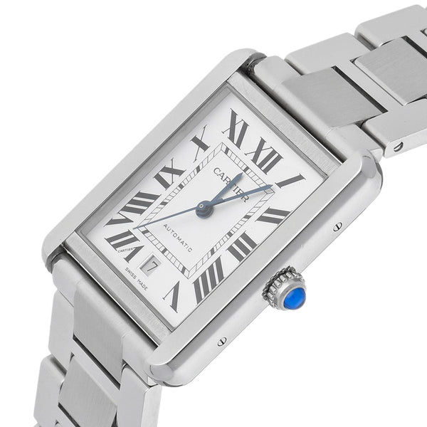 Reloj Cartier para caballero modelo Tank Solo.