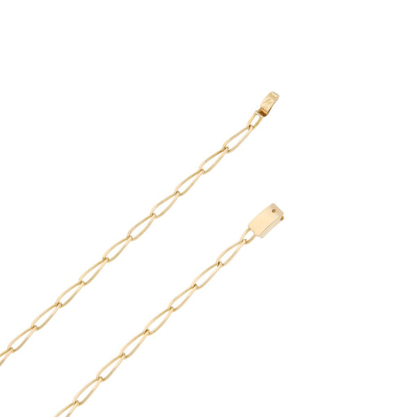 Collar eslabón encontrado en oro amarillo 14 kilates.