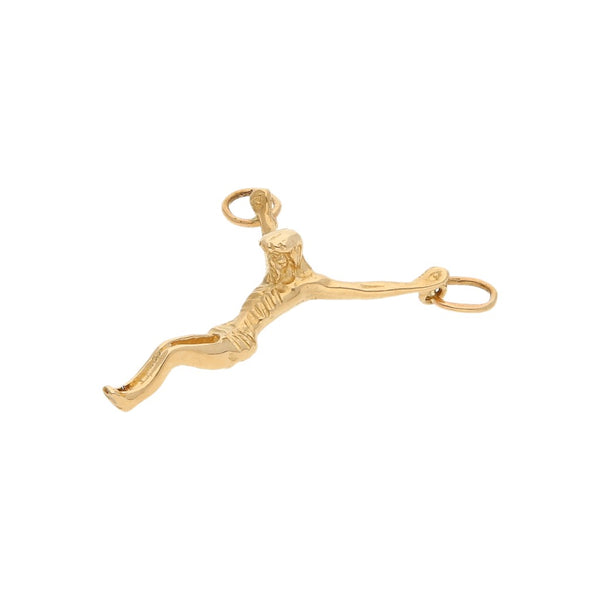 Cristo Diseño especial en oro amarillo 14 kilates.