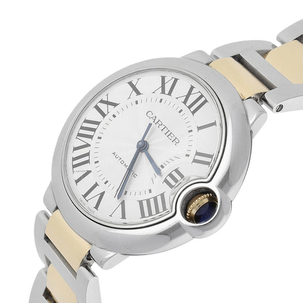 Reloj Cartier unisex modelo Ballon Bleu vistas oro amarillo 18 kilates.