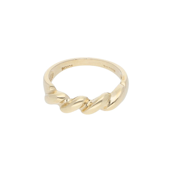 Anillo diseño especial en oro amarillo 14 kilates.