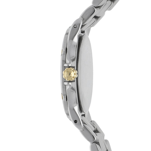 Reloj Maurice Lacroix para dama en acero vistas oro amarillo 18 kilates.