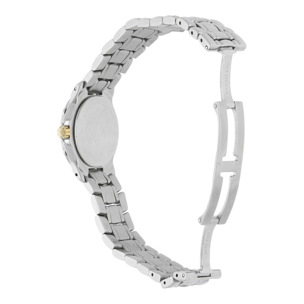 Reloj Maurice Lacroix para dama en acero vistas oro amarillo 18 kilates.