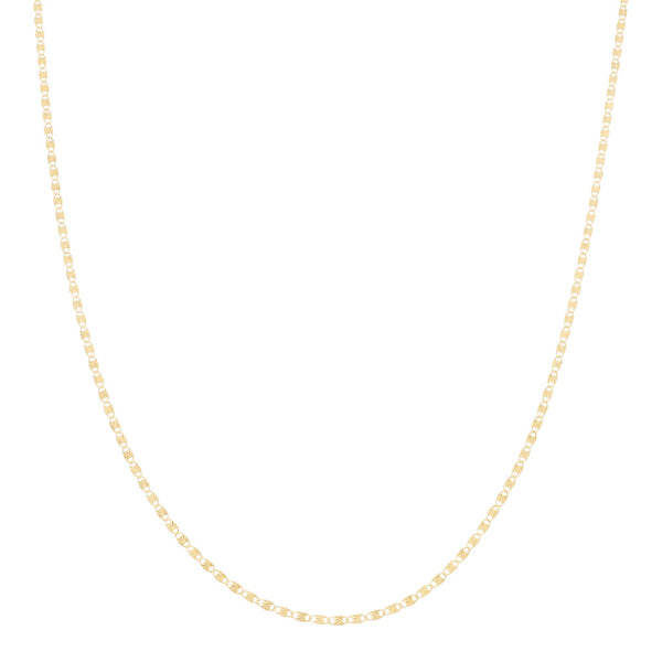 Collar eslabón nudo marino en oro amarillo 14 kilates.