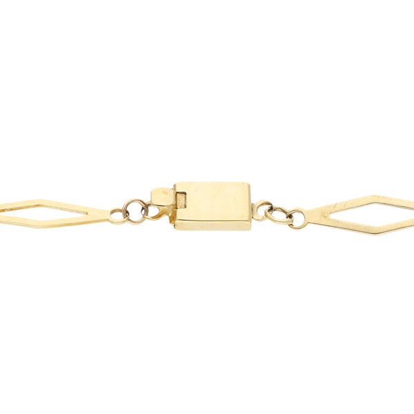 Pulsera eslabón articulado en oro amarillo 18 kilates.