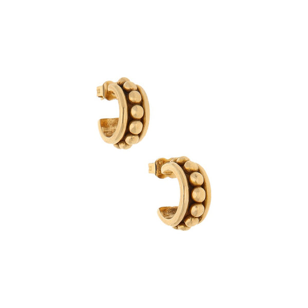 Broqueles diseño especial en oro amarillo 14 kilates.