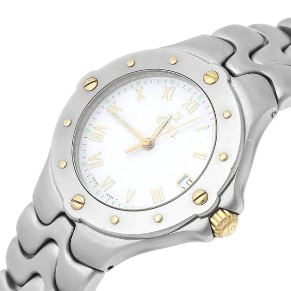 Reloj Ebel para caballero modelo Sportwave vistas en oro amarillo 18 kilates.