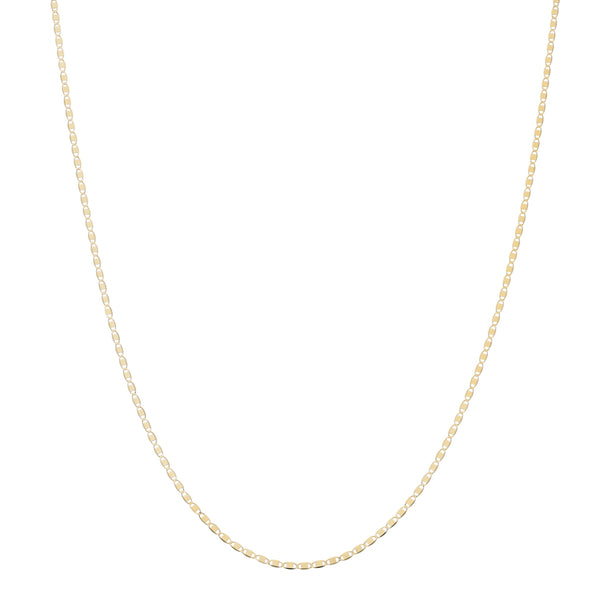 Collar eslabón nudo marino en oro amarillo 14 kilates.