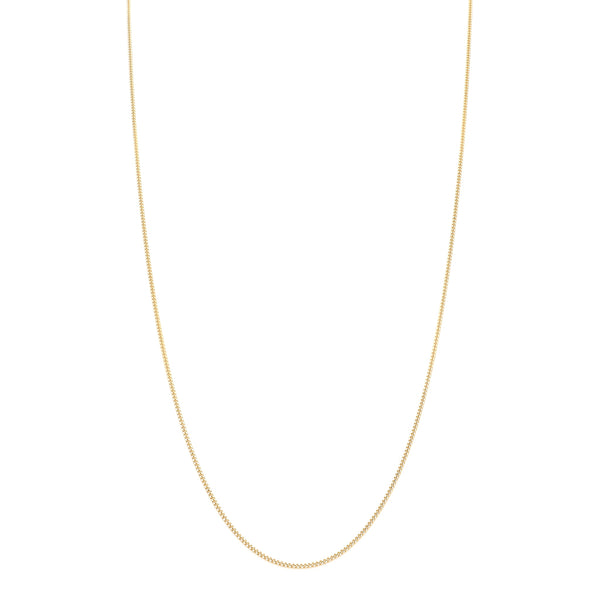 Collar eslabón encontrado en oro amarillo 14 kilates.