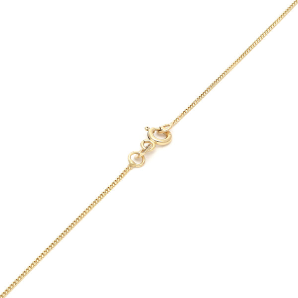 Collar eslabón encontrado en oro amarillo 14 kilates.