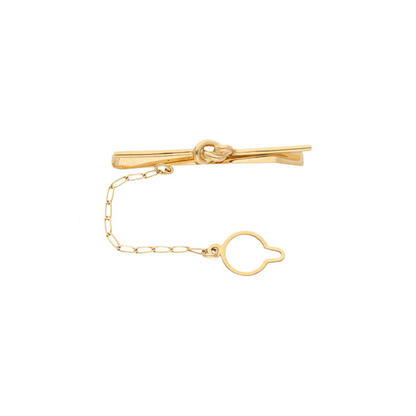 Pisa corbatas diseño especial en oro amarillo 14 kilates.