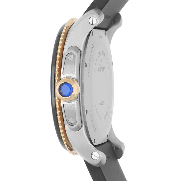 Reloj Cartier para caballero modelo Calibre de Cartier Diver bisel en oro rosa 18 kilates.