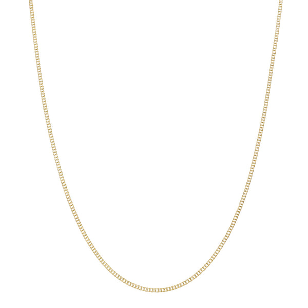 Collar eslabón tejido en oro amarillo 14 kilates.