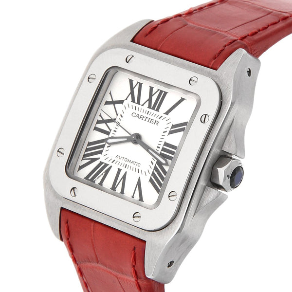 Reloj Cartier para dama modelo Santos 100.