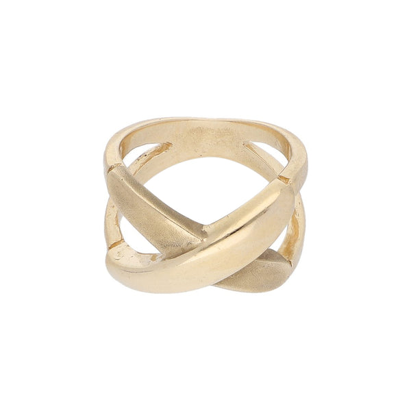 Anillo diseño especial en oro amarillo 14 kilates.