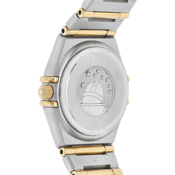 Reloj Omega para dama modelo Constellation vistas oro amarillo 18 kilates.