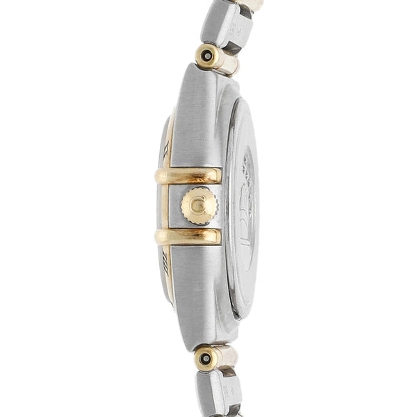 Reloj Omega para dama modelo Constellation vistas oro amarillo 18 kilates.