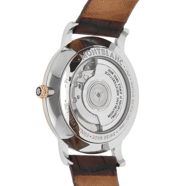 Reloj Montblanc para caballero modelo Meisterstück vistas oro rosa 18 kilates.
