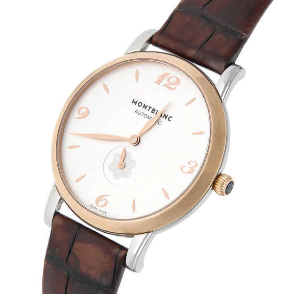 Reloj Montblanc para caballero modelo Meisterstück vistas oro rosa 18 kilates.