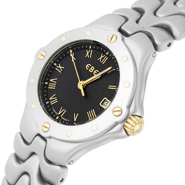Reloj Ebel para dama modelo Sportwave vistas en oro amarillo 18 kilates.