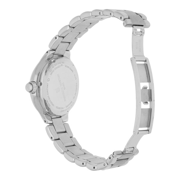 Reloj Frederique Constant para dama en acero anoxidable.