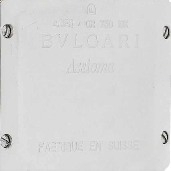 Reloj Bvlgari para caballero modelo Assioma vistas en oro amarillo 18 kilates.