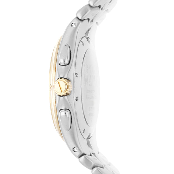 Reloj Ebel para caballero modelo Sportwave con bisel en oro amarillo 18 kilates.