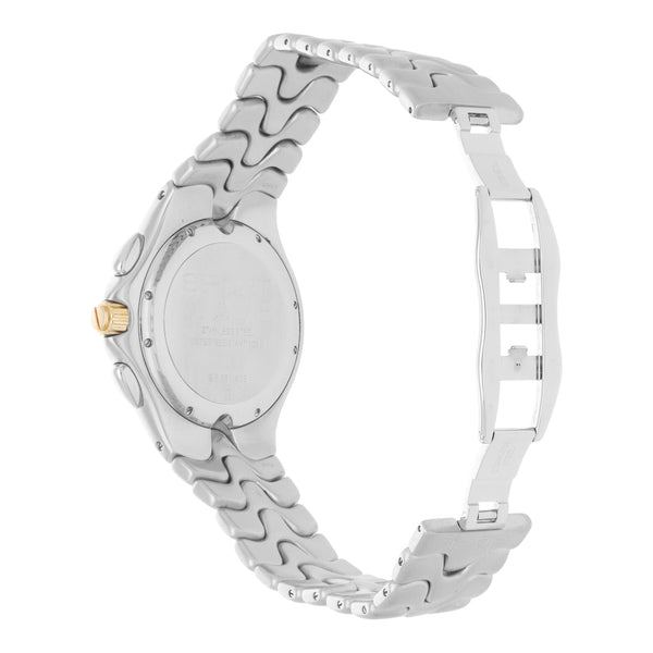 Reloj Ebel para caballero modelo Sportwave con bisel en oro amarillo 18 kilates.