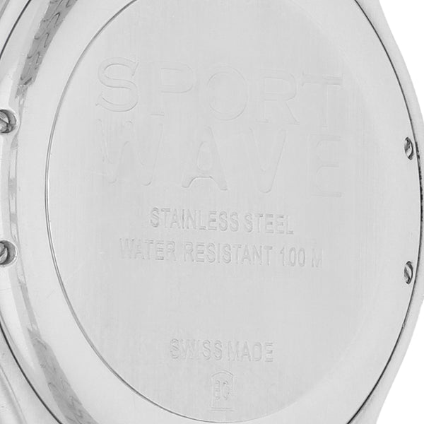 Reloj Ebel para caballero modelo Sportwave con bisel en oro amarillo 18 kilates.