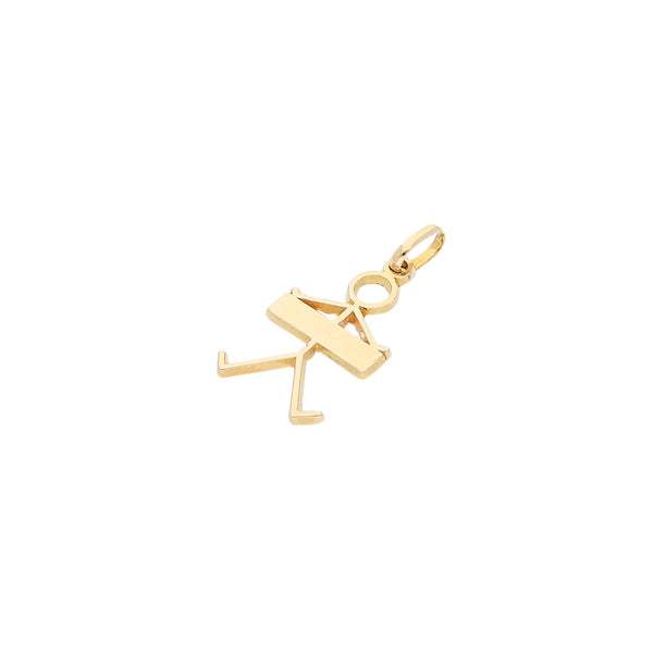 Dije diseño especial motivo niño en oro amarillo 14 kilates.