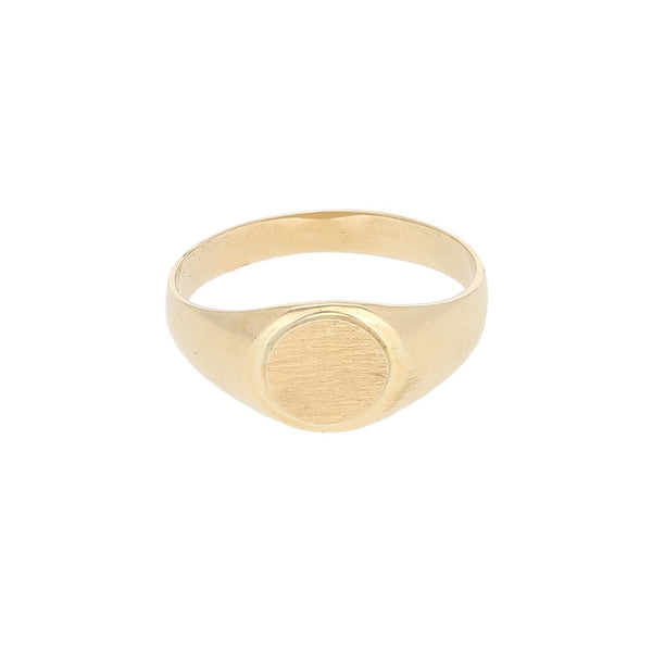 Anillo diseño especial en oro amarillo 12 kilates.