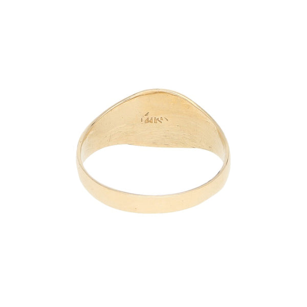 Anillo diseño especial en oro amarillo 12 kilates.