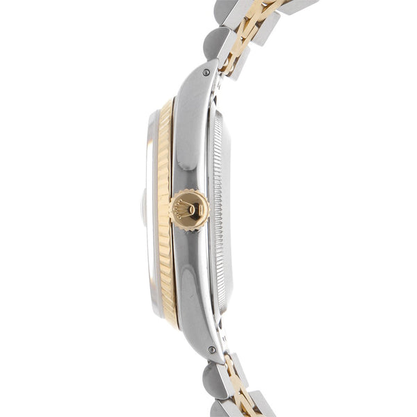 Reloj Rolex para caballero modelo Oyster Perpetual DateJust vistas en oro amarillo 18 kilates.