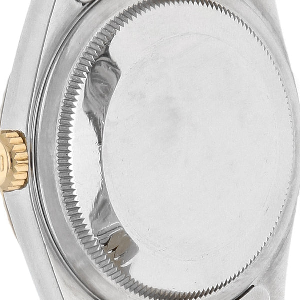 Reloj Rolex para caballero modelo Oyster Perpetual DateJust vistas en oro amarillo 18 kilates.