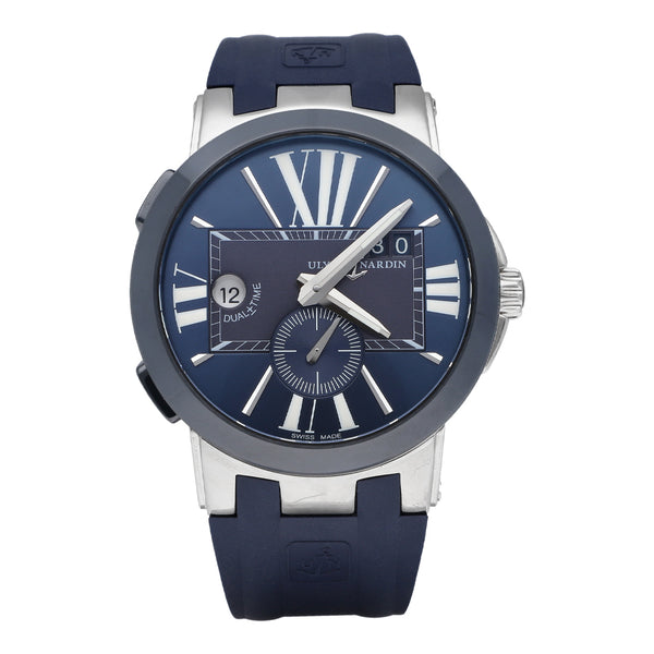 Reloj Ulysse Nardin para caballero modelo Executive Dual Time.