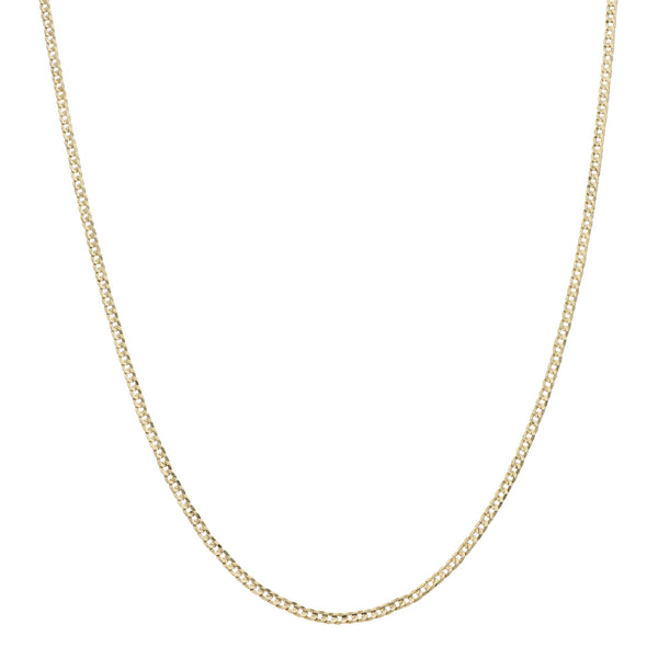 Collar eslabón encontrado en oro amarillo 14 kilates.