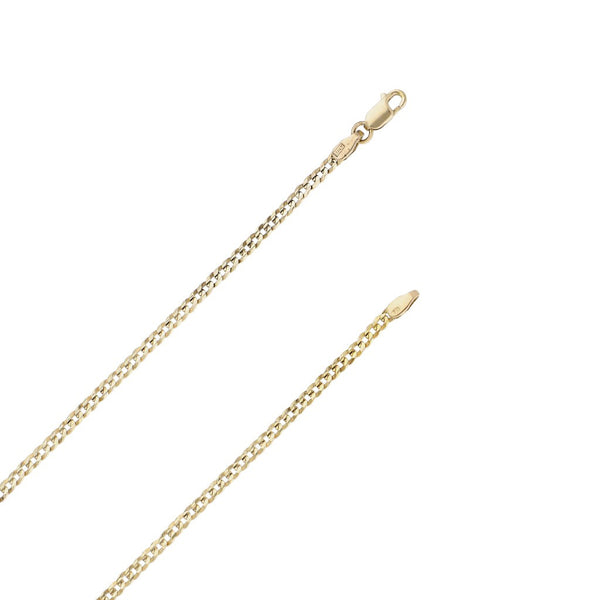 Collar eslabón encontrado en oro amarillo 14 kilates.