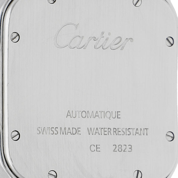 Reloj Cartier para caballero modelo Santos Galbée vistas en oro amarillo 18 kilates.