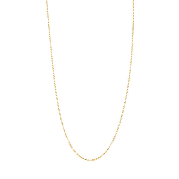 Collar eslabón encontrado en oro amarillo 14 kilates.
