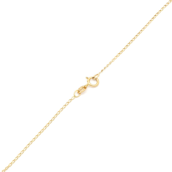 Collar eslabón encontrado en oro amarillo 14 kilates.