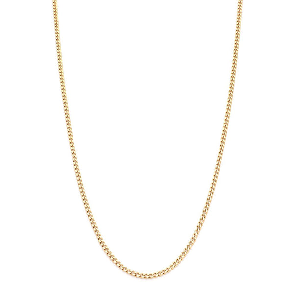 Collar eslabón encontrado en oro amarillo 14 kilates.