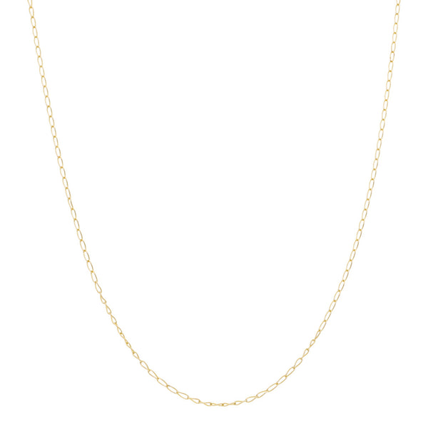 Collar eslabón encontrado en oro amarillo 14 kilates.