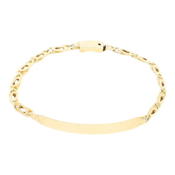 Esclava nudo egipcio en oro amarillo 14 kilates.