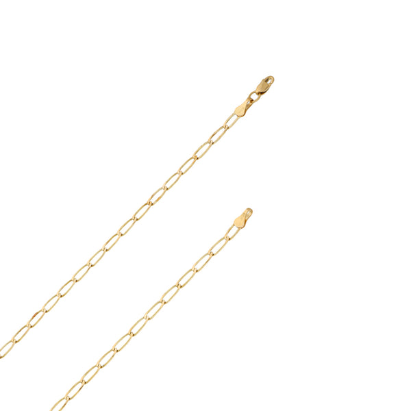 Collar eslabón encontrado en oro amarillo 14 kilates.