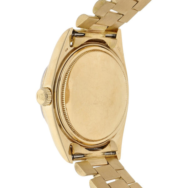 Reloj Rolex para caballero/Unisex modelo Oyster Perpetual Day-Date en oro amarillo 18 kilates.